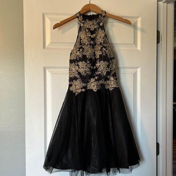 bee darlin Dresses & Skirts - Bee Darlin Dress | Princess Halter Neck | Full Zipper Lined